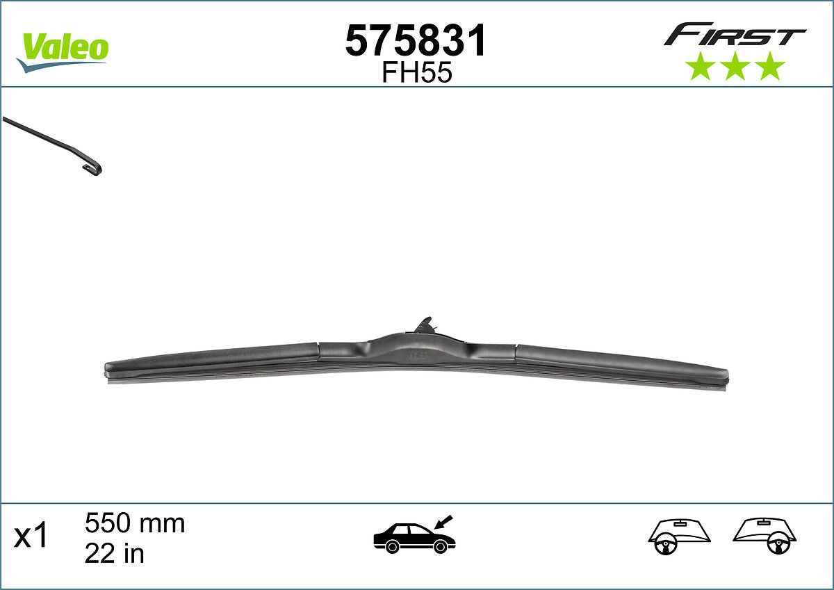 Lamela Stergator Mazda 2, fabricatie 2014+, caroserie Hatchback | STV575831