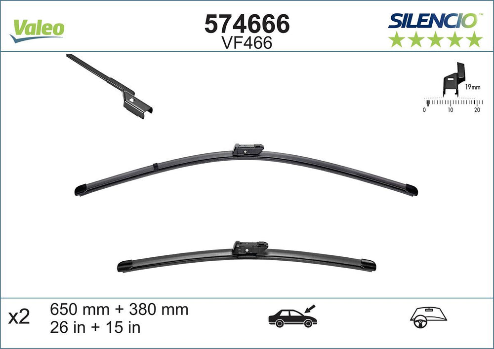 Lamela Stergator Ford Fiesta VI, fabricatie 2010-2017, caroserie Sedan | STV574666