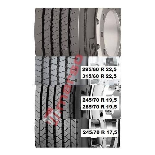 BARUM 285/70 R19,5 146/144M BF200R M+S 3PMFS TL (DIR) (D-C-A[71])(Camioane)