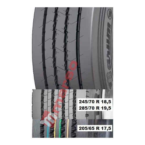 BARUM 285/70 R19,5 150/148K BT200R M+S TL (TRAI) (C-C-1[70])(Camioane)