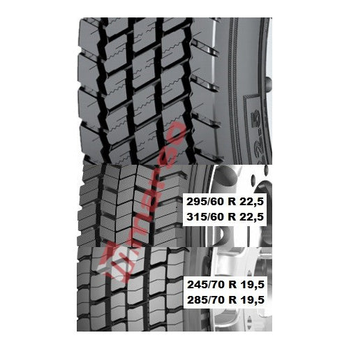 BARUM 295/60 R22,5 150/147L BD200R M+S 3PMSF TL (TRAC) (D-C-2[76])(Camioane)