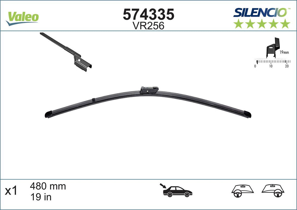 Lamela Stergator Ford Mondeo, fabricatie 2007-2015, caroserie Hatchback | STV574335