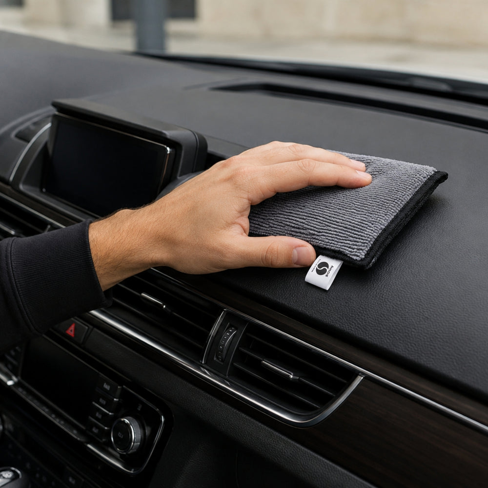 Burete din microfibră pentru curățare interior - praf și aplicare soluții detailing