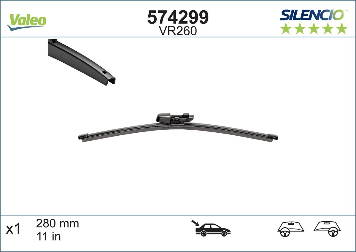 Lamela Stergator Volkswagen Golf VII, fabricatie 2008-2021, caroserie Hatchback | STV574299