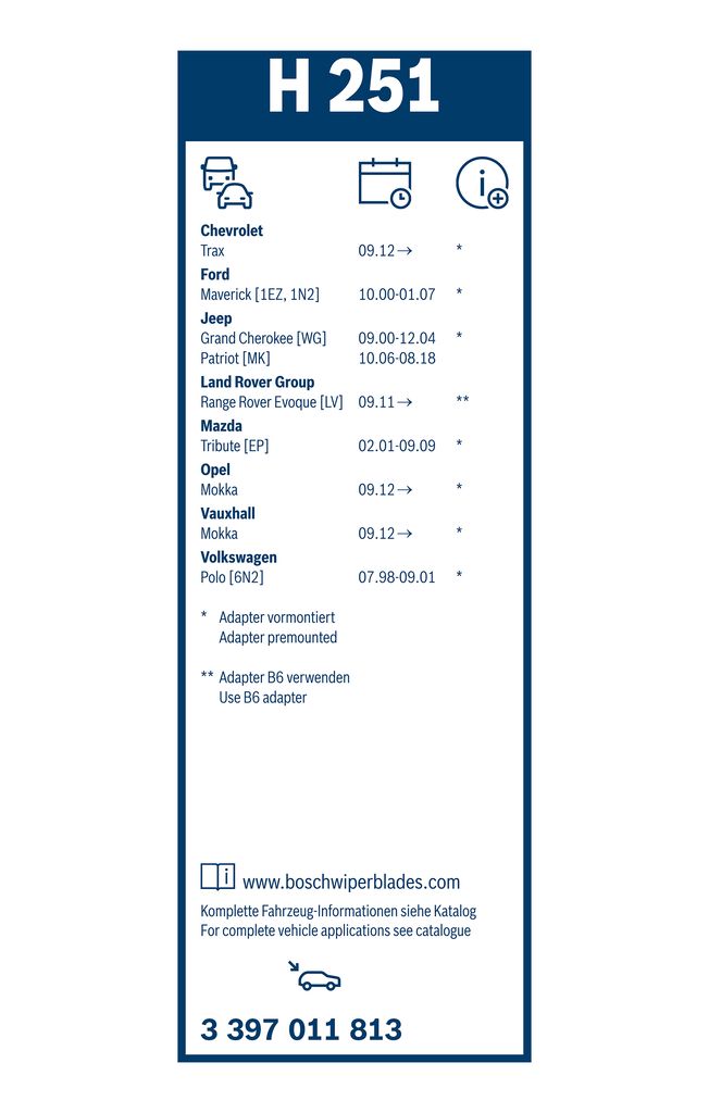 Lamela Stergator Ford Maverick, fabricatie 2001+, caroserie SUV | STB3397011813