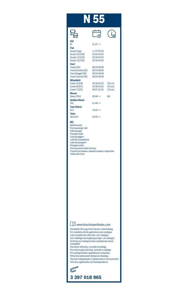 Lamela Stergator Iveco Daily, fabricatie 1978-1999, caroserie Caroserie | STB3397018965