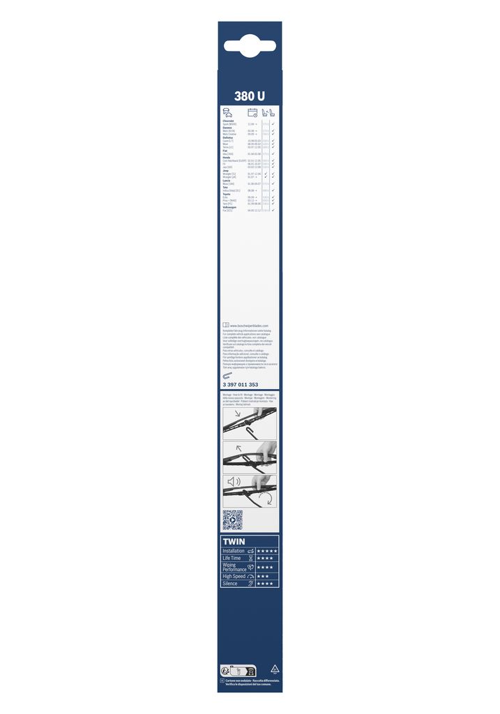 Lamela Stergator Subaru Vivio, fabricatie 1992-1998, caroserie Hatchback | STB3397011353