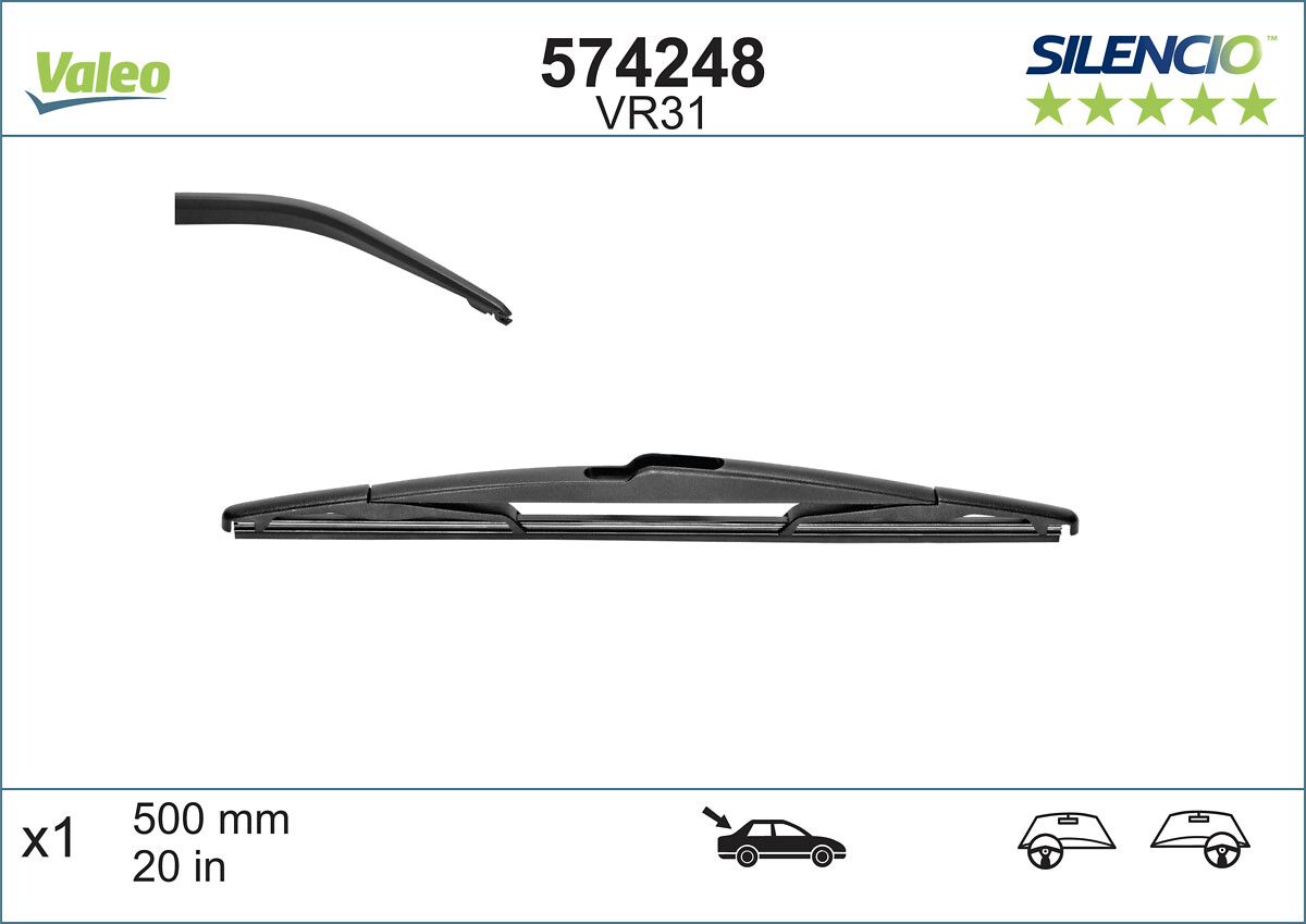 Lamela Stergator Citroen C5, fabricatie 2001-2004, caroserie Hatchback | STV574248