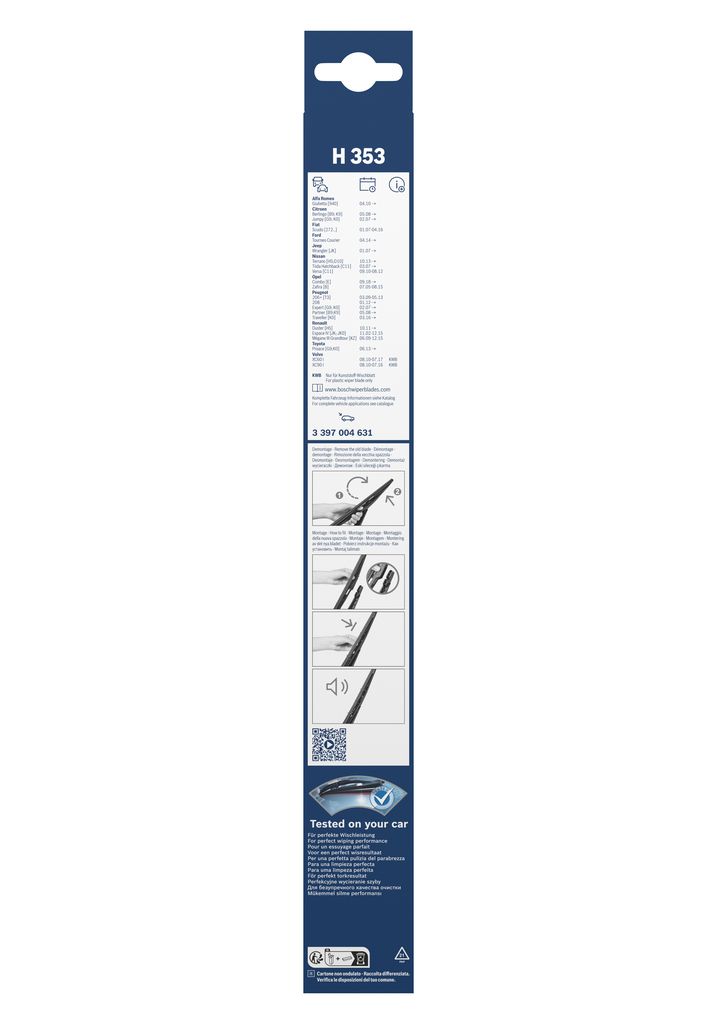 Lamela Stergator Citroen C3, fabricatie 2002-2012, caroserie Hatchback | STB3397004631