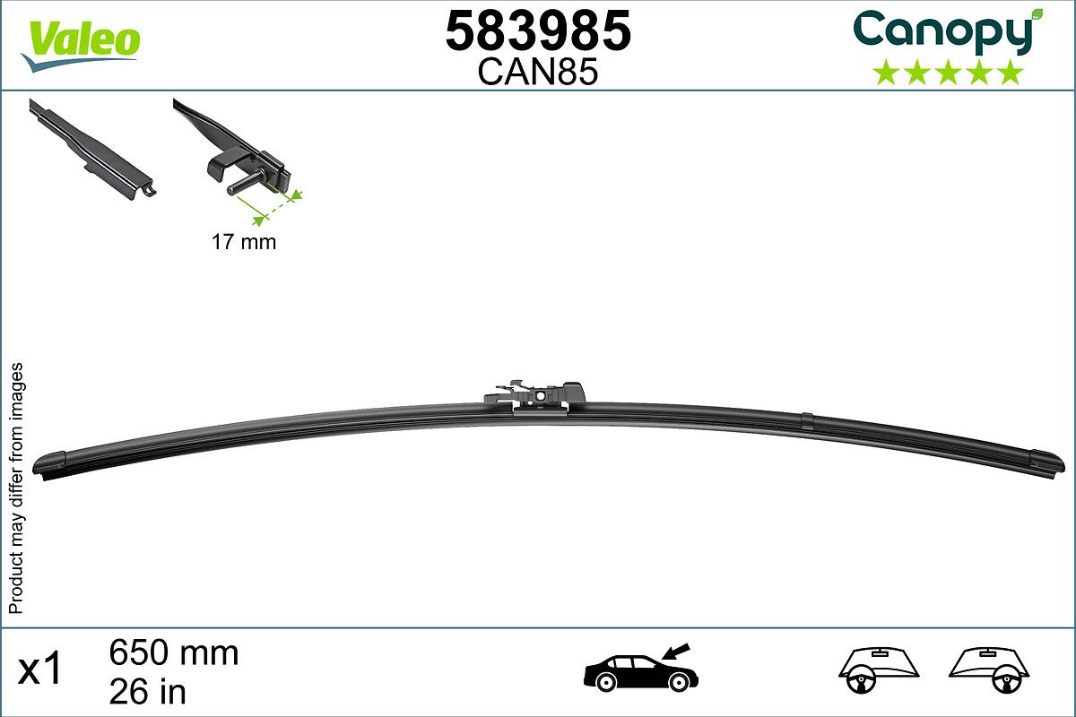 Lamela Stergator Fiat Grande Punto, fabricatie 2005-2013, caroserie Hatchback | STV583985