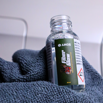 AMOS FiberGlow – Soft Brilliance Unleashed detergent prosop microfibră 50 ml