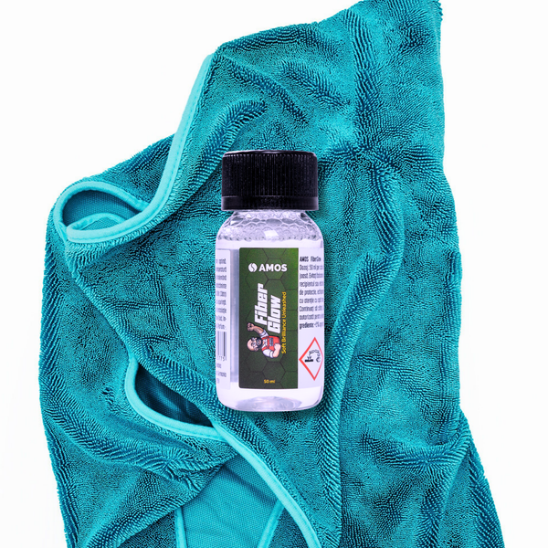 AMOS FiberGlow – Soft Brilliance Unleashed detergent prosop microfibră 50 ml