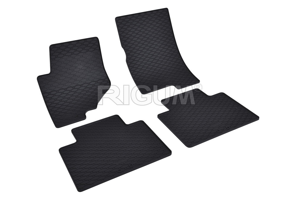 Set 5 covorase auto SSANG YONG MUSSO din 2018 - 2026, cu covoras tunel median, Caroserie PICK-UP