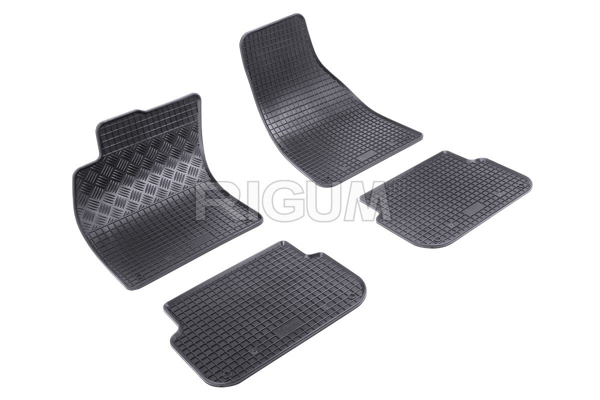 Set 5 covorase auto AUDI A6 C6 din 2004 - 03.2006, cu covoras tunel median, Caroserie COMBI