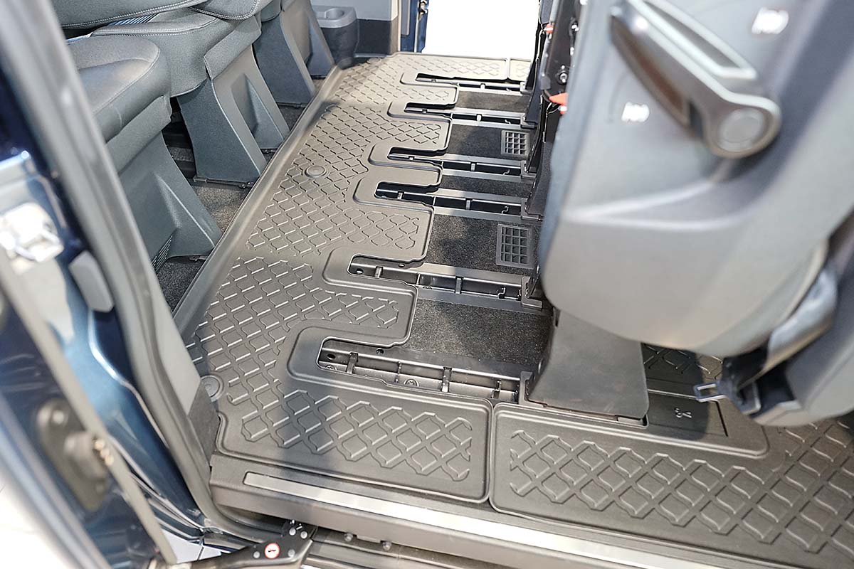 Covorase auto tip tavita Ford Tourneo Custom Facelift, an fabricatie 02.2018 - prezent, caroserie van ampatament l1 si l2, cutie manuala si automata, rand 3 | 693145