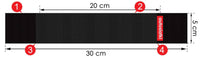 SUPORT PENTRU PORTBAGAJ, 30 CM, NEGRU