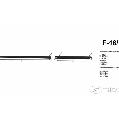 Bandouri laterale Honda Civic IX, an fabricatie 03.2012 - 02.2017, caroserie hatchback | F-16/14
