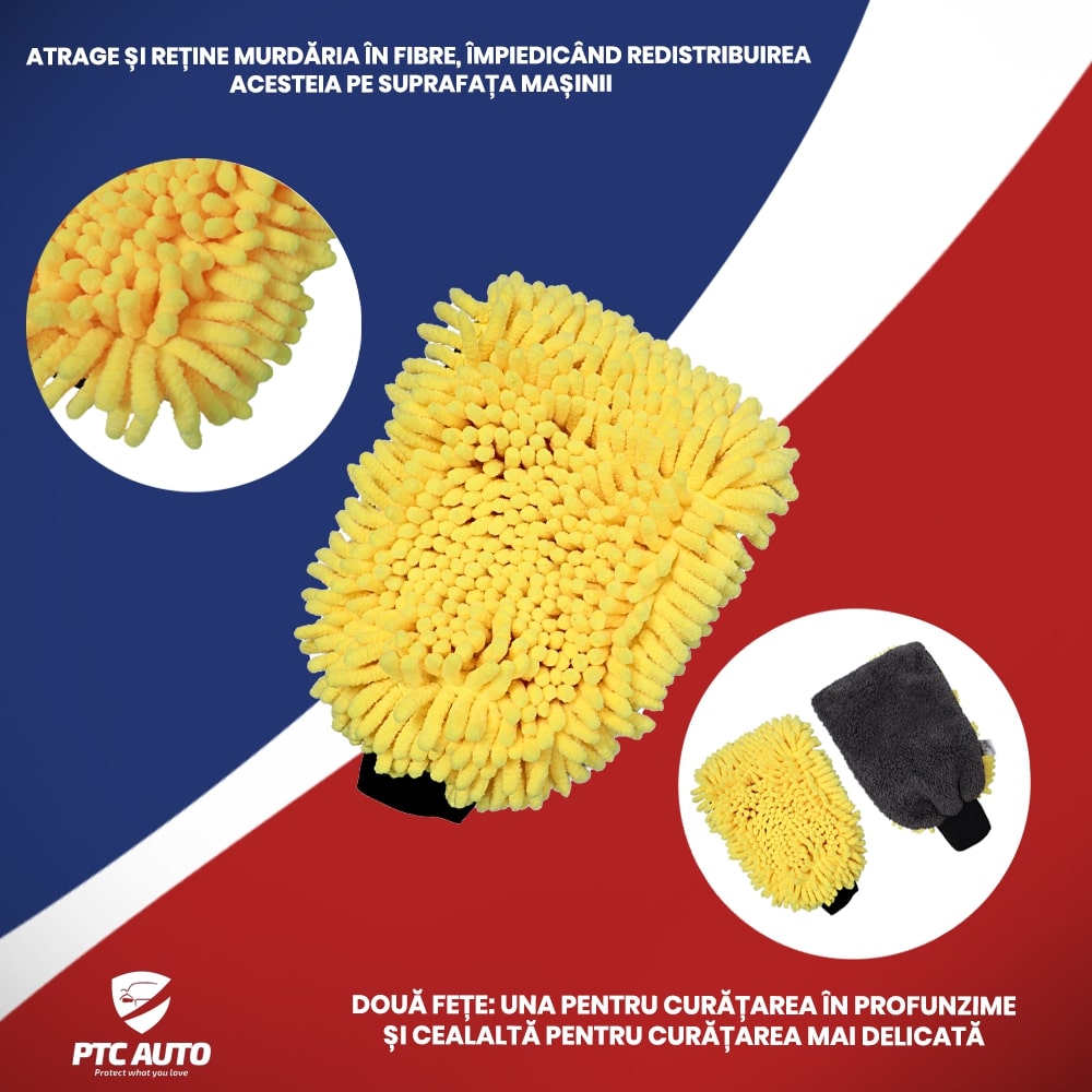 Prosop microfibra ultra large Arka Ride 1000 GSM + manusa CADOU