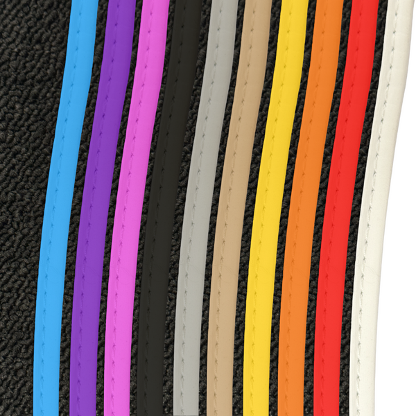 Margine din piele colorată