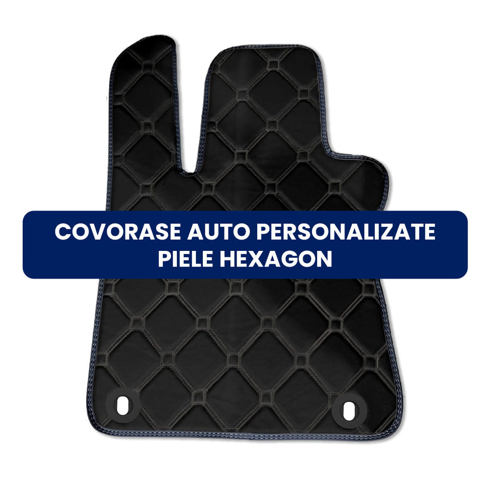 Covorase auto mocheta piele hexagon Audi Q2 - fabricatie 10.2016 - prezent - caroserie SUV
