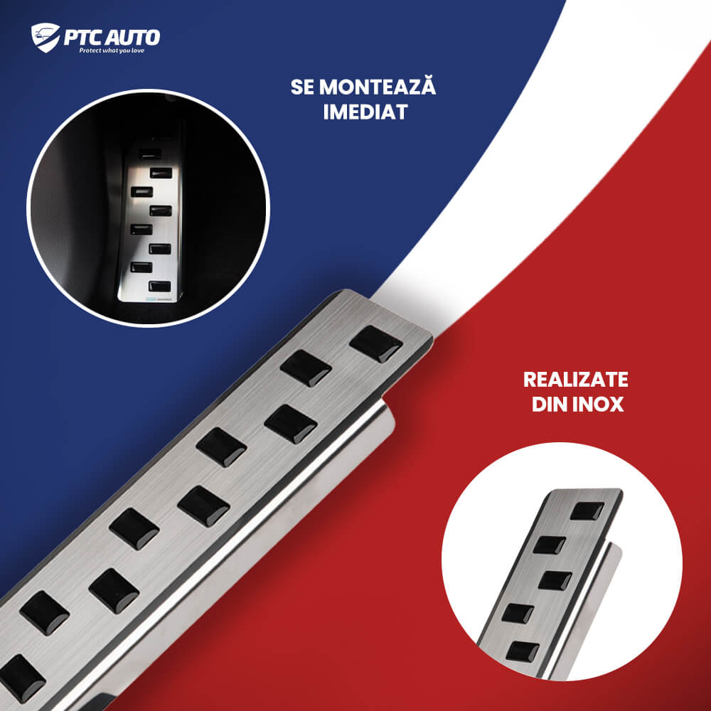 Suport protectie repaus picior inox Mitsubishi L200, an fabricatie 2007 - 05.2015, caroserie pick-up | 32-3928