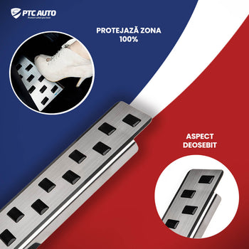 Suport protectie repaus picior inox BMW Seria 3 E46, an fabricatie 1998 - 08.2005, caroserie combi | 32-4079