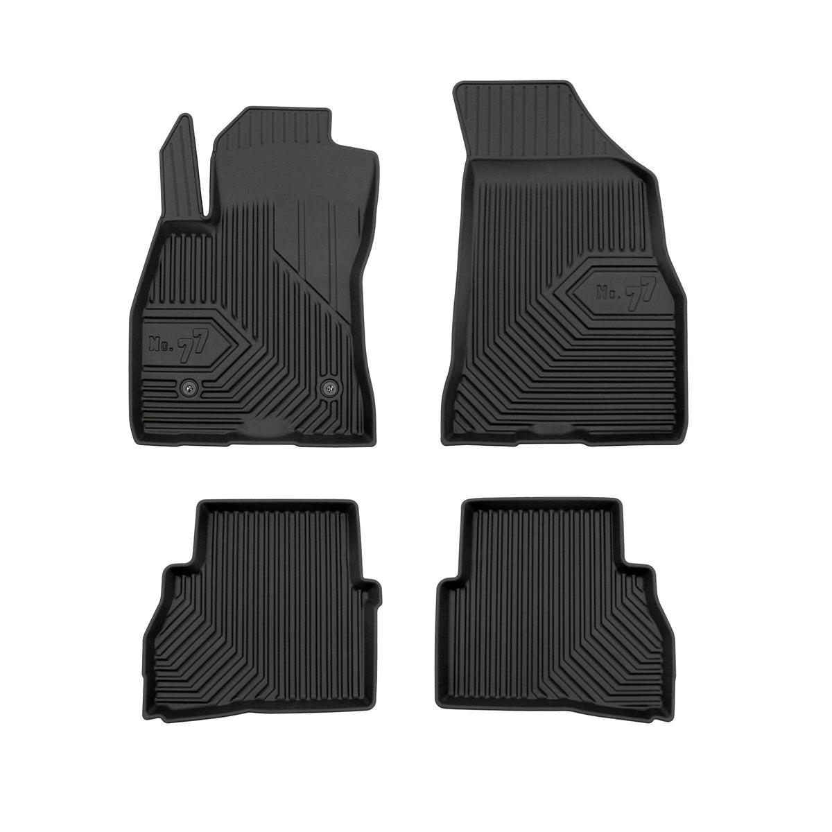 Covorase auto tip tavita Fiat Doblo II fabricatie 2010 - prezent, caroserie van #1 - 1