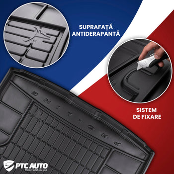 Tavite portbagaj Skoda Superb II, caroserie combi, an fabricatie 11.2009 - 08.2015, portbagaj inferior, cu buzunare laterale | TM405431