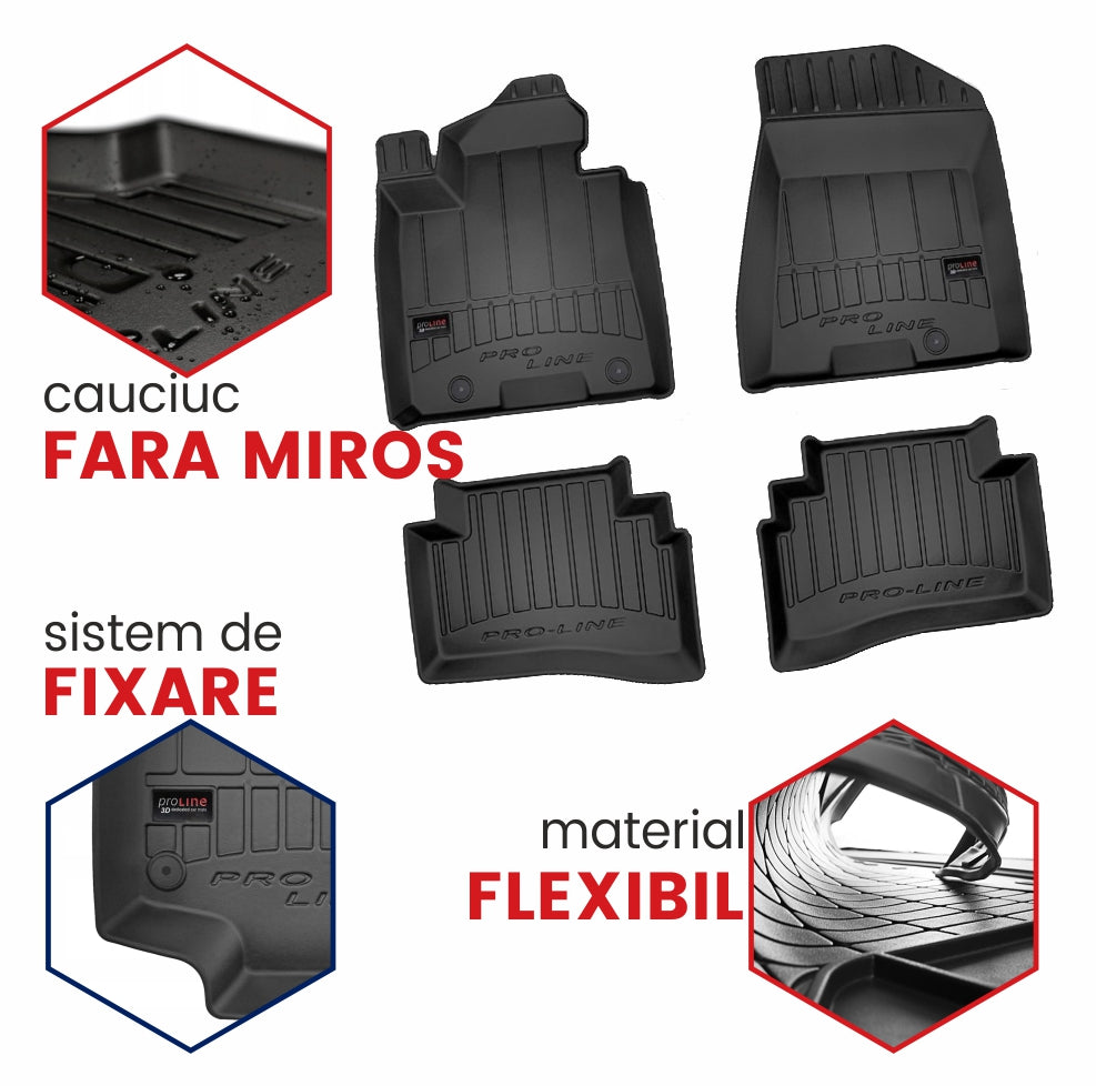 Covorase auto tip tavita Mercedes GLK X204, an fabricatie 06.2008 - 08.2015, caroserie suv | 3D407787