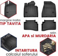 Covorase auto tip tavita Seat Arona, an fabricatie 06.2017 - prezent, caroserie suv | 3D407589