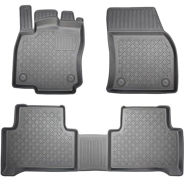 Covorase auto tip tavita Volkswagen Touran II, an fabricatie 09.2015 - prezent, caroserie van 5-7 locuri, fara rand 3 | 603415