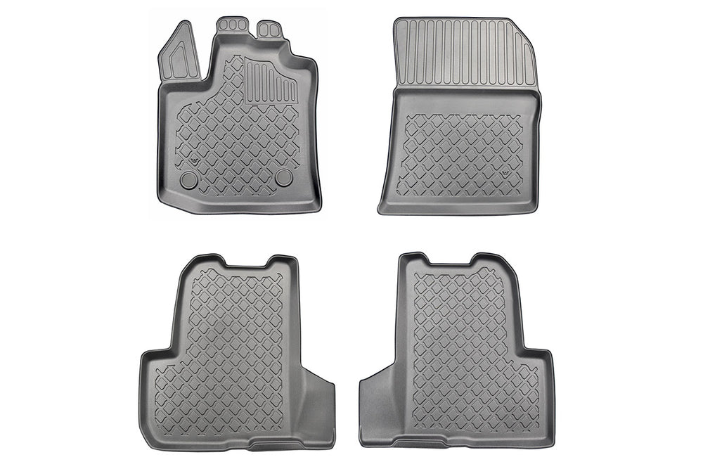 Covorase auto tip tavita Dacia Lodgy, an fabricatie 07.2012 - 10.2022, caroserie combi 5-7 locuri, fara rand 3 | 603052