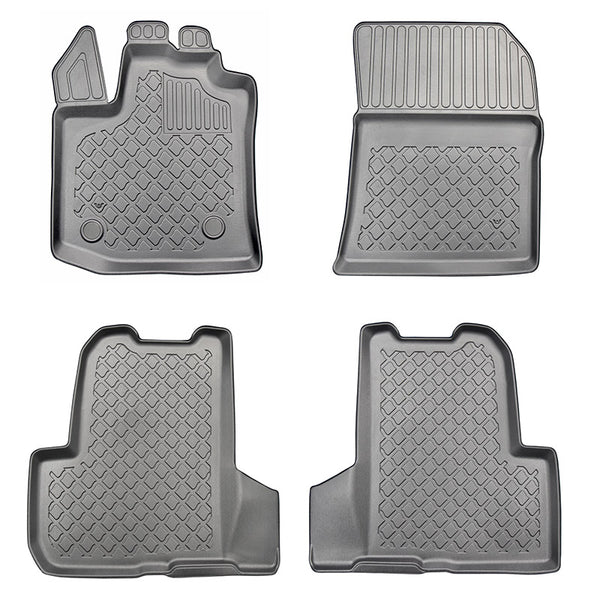 Covorase auto tip tavita Dacia Lodgy, an fabricatie 07.2012 - 10.2022, caroserie combi 5-7 locuri, fara rand 3 | 603052