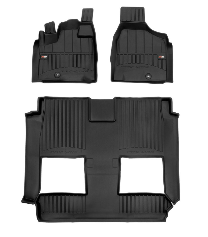 Covorase auto tip tavita Dodge Grand Caravan Grand Caravan, an fabricatie 2007 - 2020, caroserie van scaune tip bucket, consola superioara | 3D409941