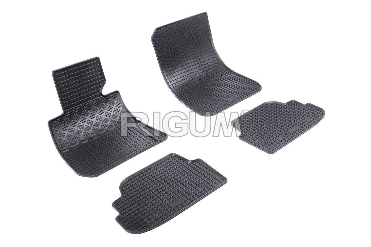 Set 5 covorase auto BMW SERIA 1 E82 din 2007 - 2013, cu covoras tunel median, Caroserie COUPE