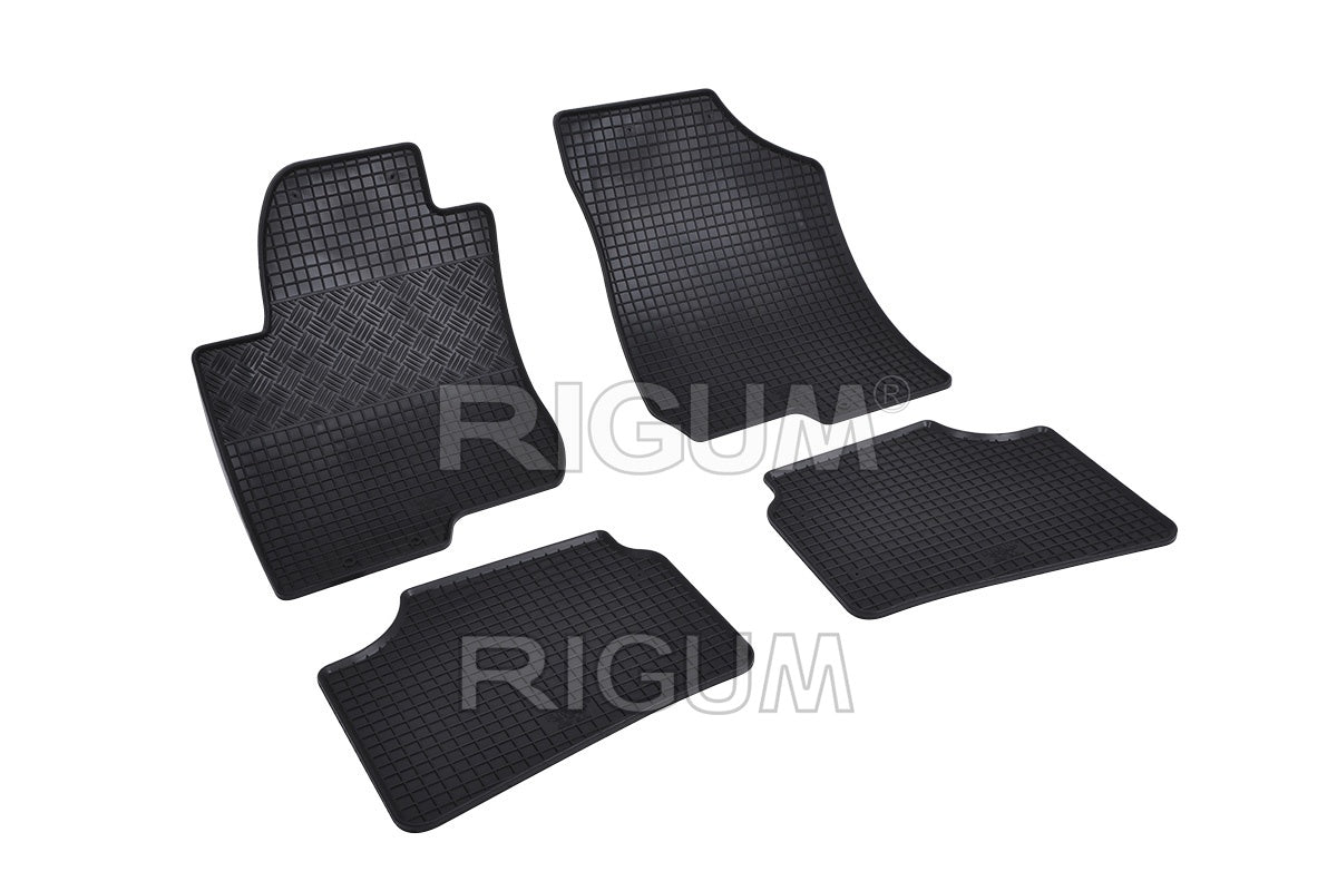 Set 5 covorase auto HYUNDAI I30 I din 07.2007 - 01.2012, cu covoras tunel median, Caroserie HATCHBACK