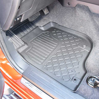 Covorase auto tip tavita Mitsubishi L200, an fabricatie 06.2015 - 11.2022, caroserie pick-up cabina dubla | 603495