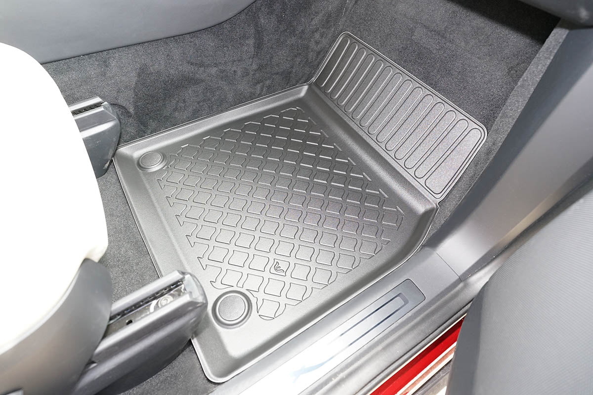 Covorase auto tip tavita Tesla Model X Facelift, an fabricatie 01.2021 - prezent, caroserie suv 5-7 locuri, covorase fata | 653874