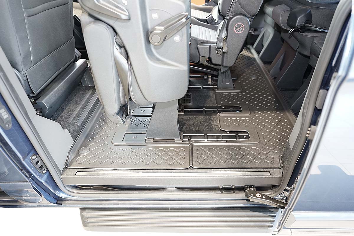 Covorase auto tip tavita Ford Tourneo Custom, an fabricatie 01.2013 - 2018, caroserie van ampatament l1 si l2, cutie manuala si automata, rand 3 | 693145