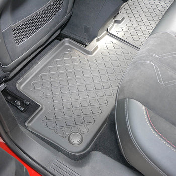 Covorase auto tip tavita DS 7 Crossback, an fabricatie 02.2018 - prezent, caroserie suv nu corespunde pentru versiunea cu tunel median pe randul 2 | 603910