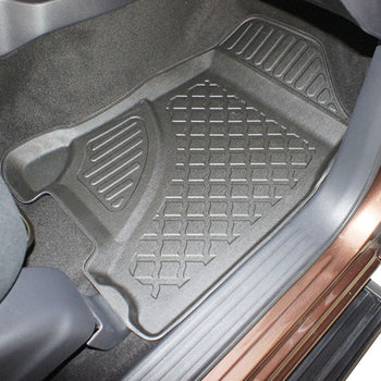 Covorase auto tip tavita Mercedes X-Class Clasa X, an fabricatie 01.2016 - prezent, caroserie pick-up fara stingatorul fixat la pasagerul din dreapta | 603361