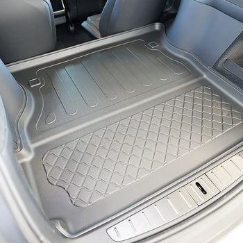 Tavite portbagaj Tesla Model X Facelift, caroserie suv, an fabricatie 01.2021 - prezent, 6-7 locuri, in spatele randului 2 de scaune (rand 3 culcat) | 193874GRD