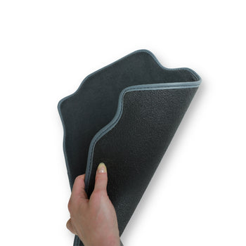 Covorase auto mocheta (gri) Mitsubishi L200 fabricatie 06.2015 - prezent, caroserie pick-up, sistem de prindere rotund - 5