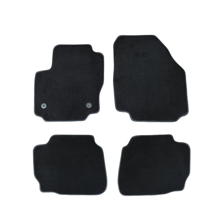 Covorase auto mocheta (negru) Ford Fiesta VI Facelift, an fabricatie 01.2013 - 06.2017, caroserie hatchback | 1019454BLACK