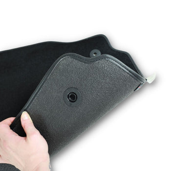 Covorase auto mocheta (negru) Skoda Superb III fabricatie 05.2015 - prezent, caroserie sedan, sistem de prindere rotund - 5